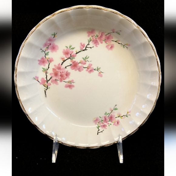 Vintage WS George Bolero Peach Blossom 10" Plates Year 1904-1954 Fine China - Picture 1 of 4